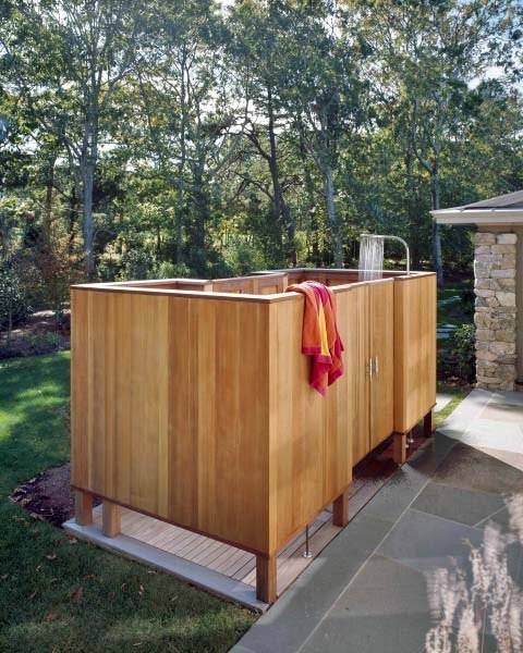 backyard shower outdoor