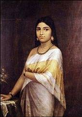 Painted by Raja Ravi Varma, c