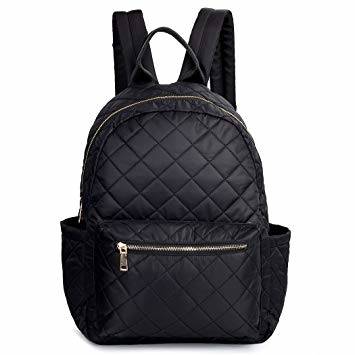 Quilted Woven Backpack