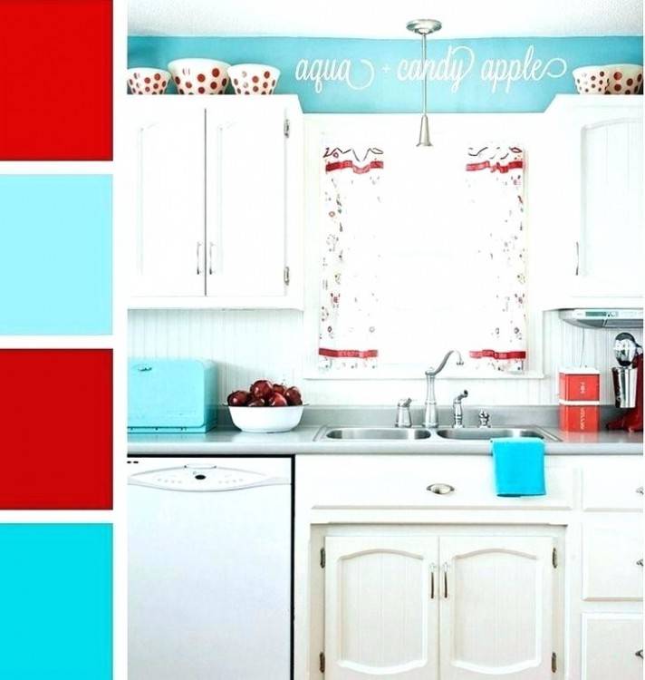 turquoise and red kitchen decor kitchen ideas